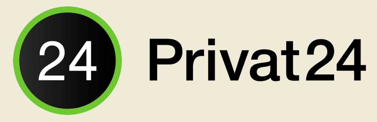 Логотип Privat24 в онлайн казино Приватбанк 2023